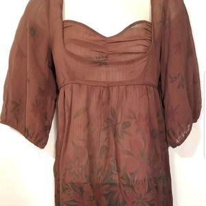 Gibson sheer polyester floral small